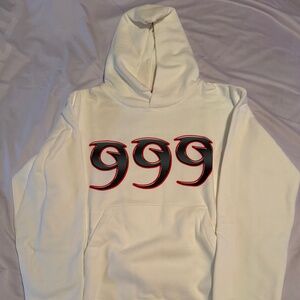 Vlone Blade 999 Fighting Demons White Hoodie Small
